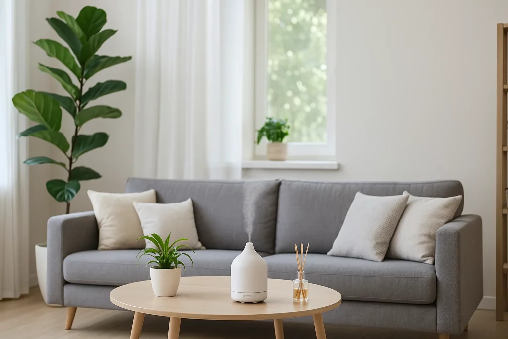 Como deixar a sala com cheiro de ambiente climatizado