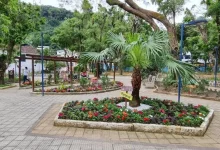 Praça Robert Simões, no centro de Mangaratiba
