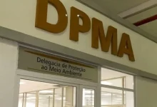 Fachada da Delegacia de Proteção ao Meio Ambiente