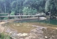 Estrutura de captação do Sistema Serra do Piloto
