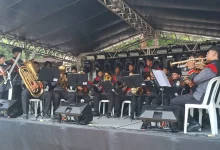 A Banda da Commil no palco