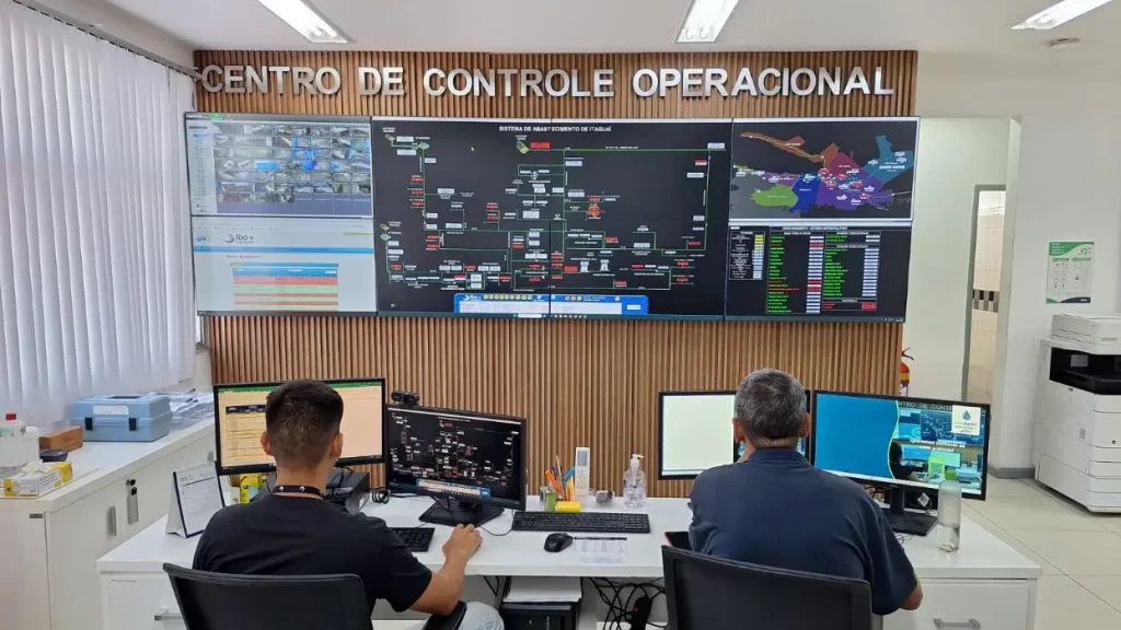 Centro de Controle Operacional (CCO) da Rio+Saneamento