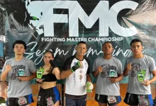 Atletas do IGAM, ao lado do mestre Emerson Gerê (ao centro)