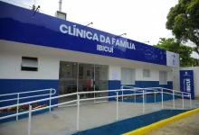 Fachada da nova Clínica da Família de Ibicuí