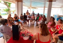 Encontro do núcleo da 3ª idade de Muriqui