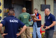Equipes das secretarias de Saúde, Ordem Pública e Meio Ambiente