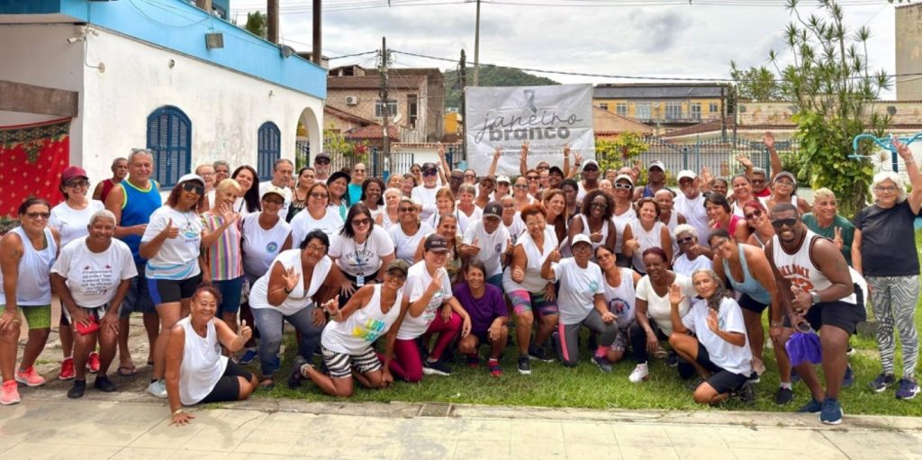 Momento de integração, sorrisos e conscientização